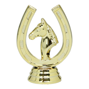 Horseshoe with head figuur incl. schroefdraad