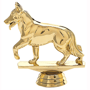 Alsatian Dog figuur incl. schroefdraad