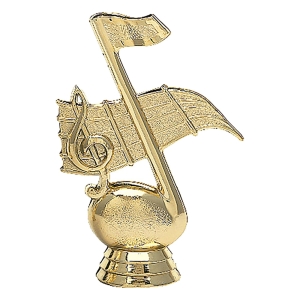 Music Note figuur incl. schroefdraad