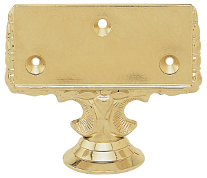 Plaque Hldr W Screw figuur incl. schroefdraad