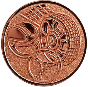 afslag autostuur, helm, wiel en vlag