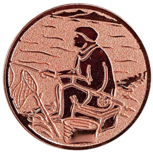 afslag vissen aan de waterkant