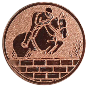 afslag springen met paard