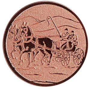 afslag paard met span