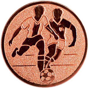 afslag 2 mannen die voetballen