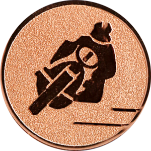 afslag motorrace (vooraanzicht)