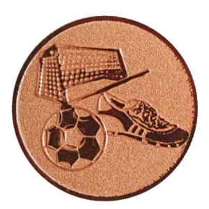 afslag voetbal (doel, schoen en bal)