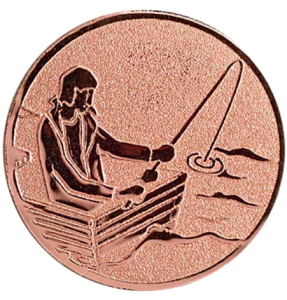 afslag vissen in een boot