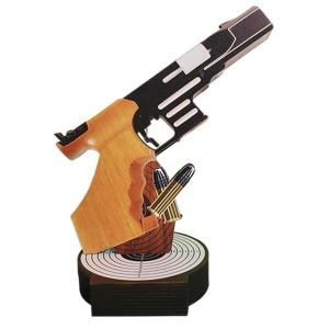 Full wood trophy Pistool