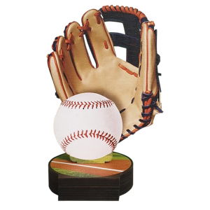 Full wood trophy Honkbal