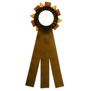 R25 Rozet 1-rings ster en lus