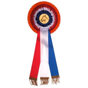 R7 kamp.rozet groot paardenhoofd