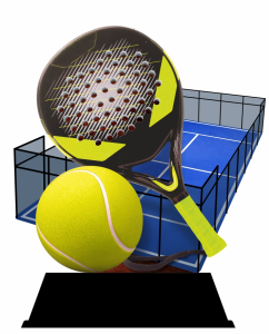 Wood trophy Padel