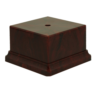 Plastic base rood/bruin