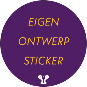 Eigen ontwerp sticker 87mu