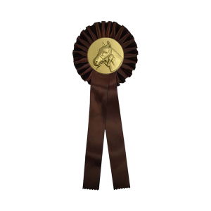 R1 Rozet 1-rings paardenhoofd