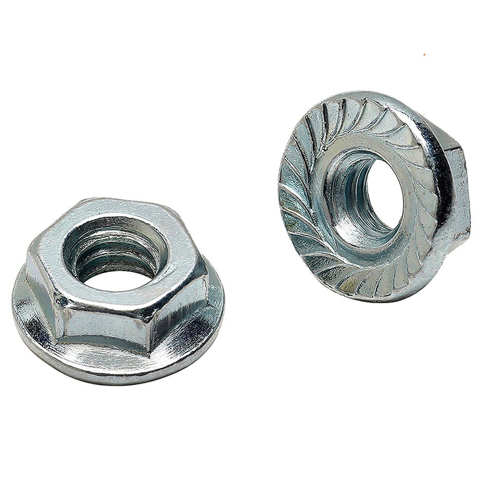 Hex nut flanged 1-4ww