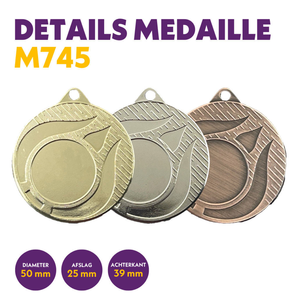 Medal 745 iron 50mm - Afbeelding 3
